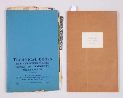 A Bobby Charlton Manchester United scrapbook