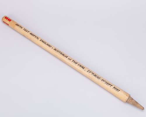 Botham's Ashes Oval Test Stump, England v Australia The Oval, 1981