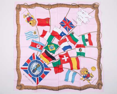 Football Association 1996 pink World Cup scarf