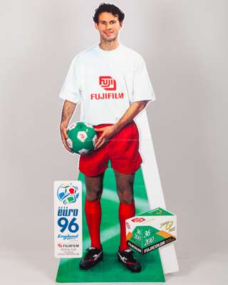 A Ryan Giggs Fujifilm Euro 96 shop display