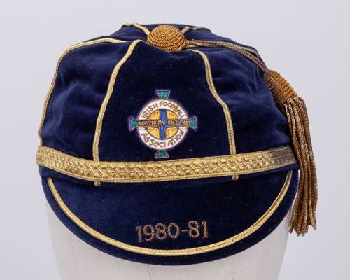 Pat Jennings Northern Ireland v. Scotland, Portugal, Scotland and Sweden International cap