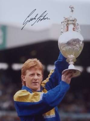 Six Leeds United Legends signed colour photos