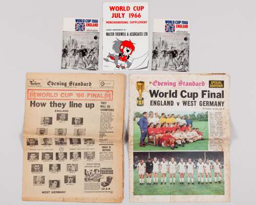 1966 World Cup first day cover autographed by Bobby Moore