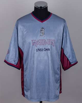 Grey No.19 Iron Maiden short-sleeved shirt