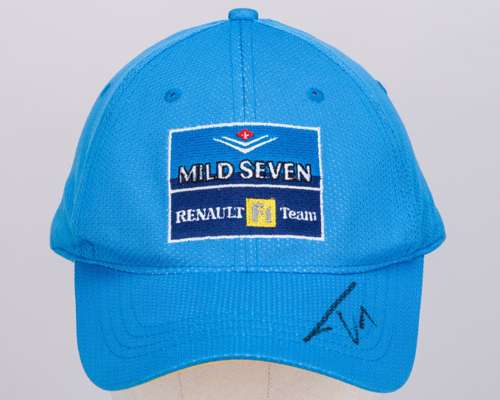 Fernando Alonso Signed Renault F1 Cap