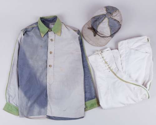 Vintage jockey equipment