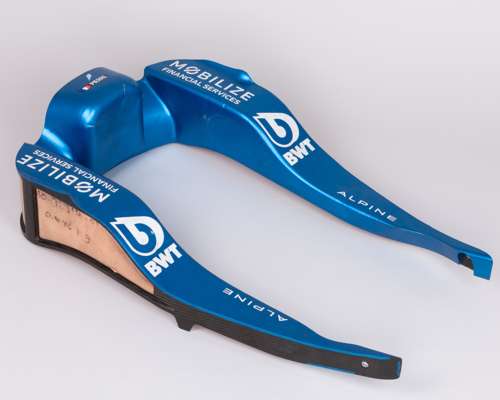 Pierre Gasly Race Used Alpine F1 Team Headrest