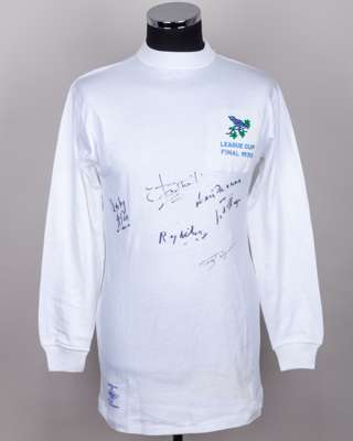 White West Bromwich Albion 1970 League Cup Final spare long-sleeved shirt