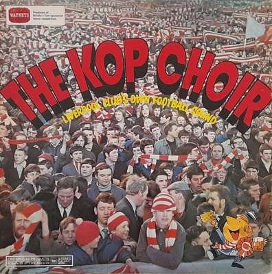 Liverpool FC signed 12” vinyl record “The Kop Choir” Liverpool Club's Own Football Sound, 
 actual vinyl is in excellent condition and plays well, rel