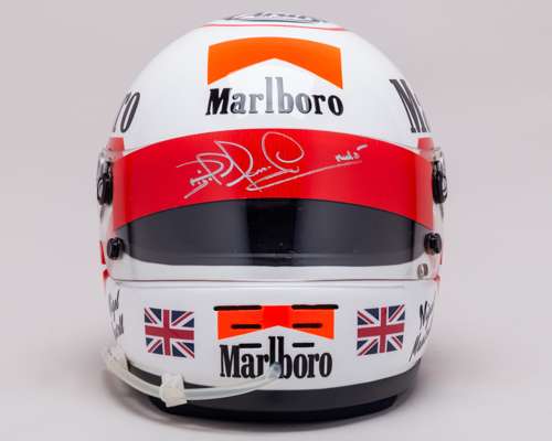 Nigel Mansell Signed 1989 Ferrari Race Spec Helmet