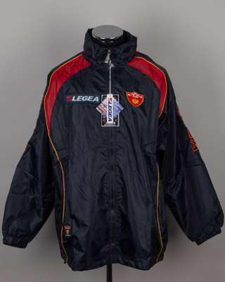 Blue, red and yellow Montenegro tracksuit top