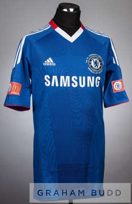 John Terry blue Chelsea no.26 jersey v Manchester United in the FA Community Shield at Wembley, 8th August 2010,
 short-sleeved with THE FA COMUNITY S