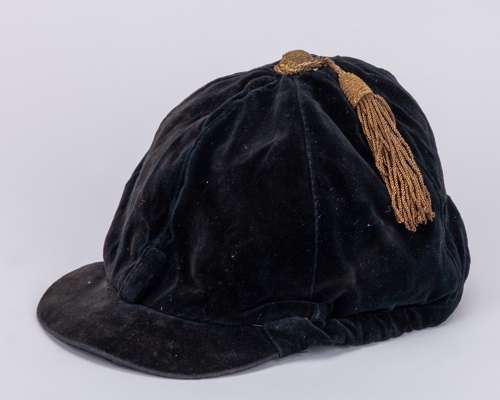 Arkle racing cap worn by jockey Pat Taaffe