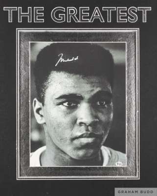 Muhammad Ali, signed print
 authenticated by Online Authentics.com, OA-7308159, framed, 58 by 48cm