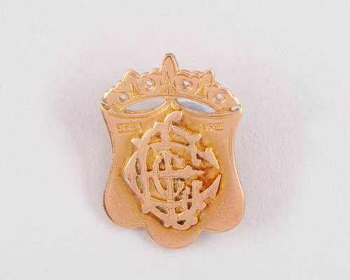 John Yates 15ct gold Blackburn Olympic East Lancs Charity Cup Final winners medal, 1882