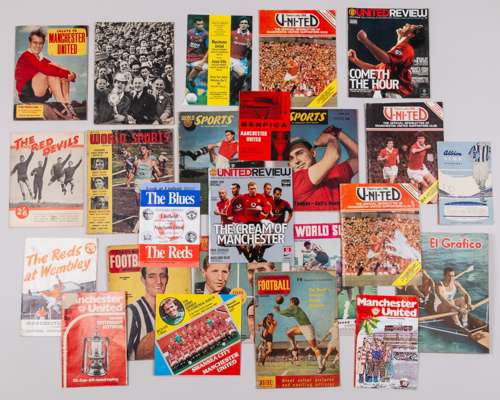 Harry Gregg Benfica v. Manchester United programme, 9th March 1966