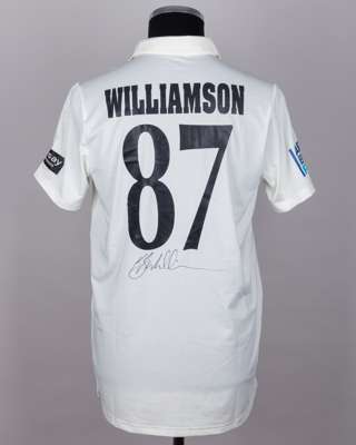Kane Williamson Middlesex CCC No.87 match issued shirt v. Gloucestershire CCC, Lord's 2025