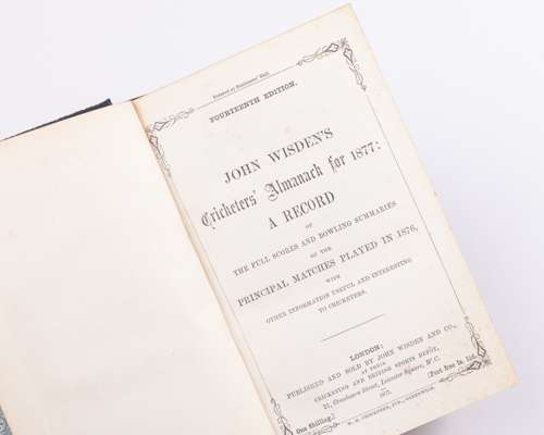 John Wisden's Cricketers' Almanack for 1877