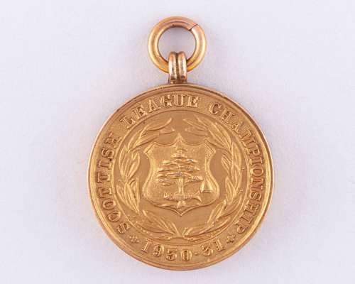 DougieGray 9ct gold Scottish League Championship winners medal, 1930-31