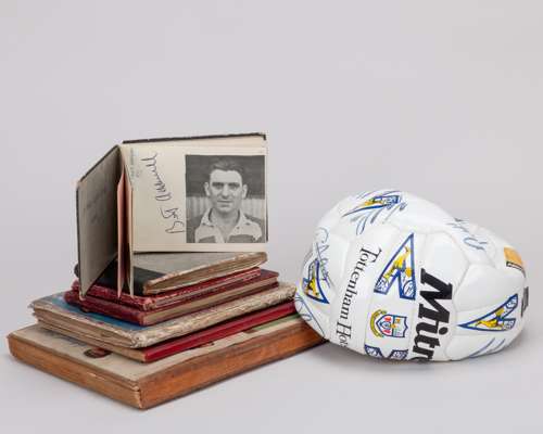 A collection of seven various football and cricket autographs