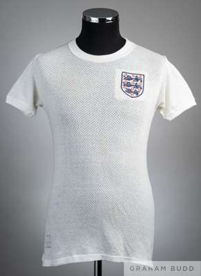 Geoff Hurst white England 1970 World Cup No.10 jersey