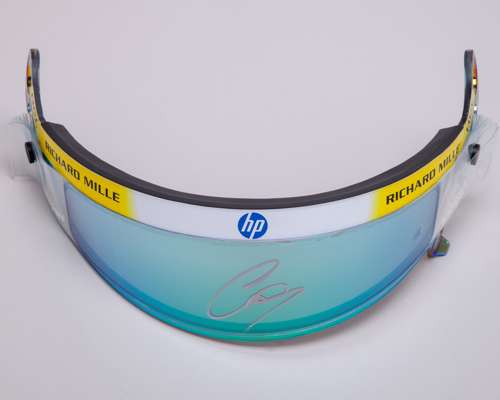 Lewis Hamilton 2025 Signed Ferrari Used Visor
