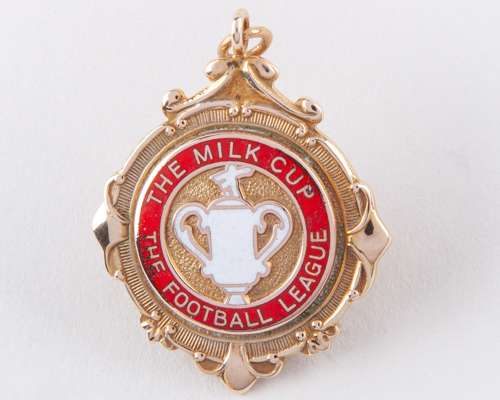 Sammy Lee a 9ct gold and enamel Liverpool v. Everton League Cup Winners medal, 1984