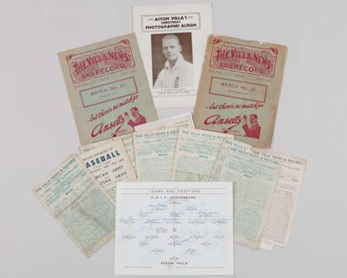Aston Villa v. Raufoss match programme, 17th May