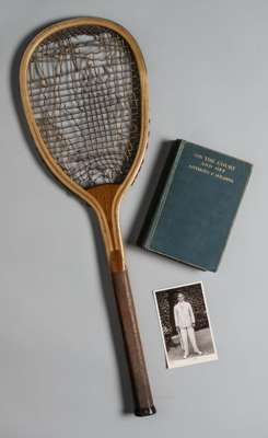 Tribute to Antony F Wilding: On 13th November 1885 F H Ayres of Aldersgate St., London, took out patent number 2721 for “tennis frames built up with l