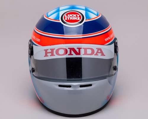 Takuma Sato 2004 Lucky Strike BAR Honda Arai GP5 Replica Helmet