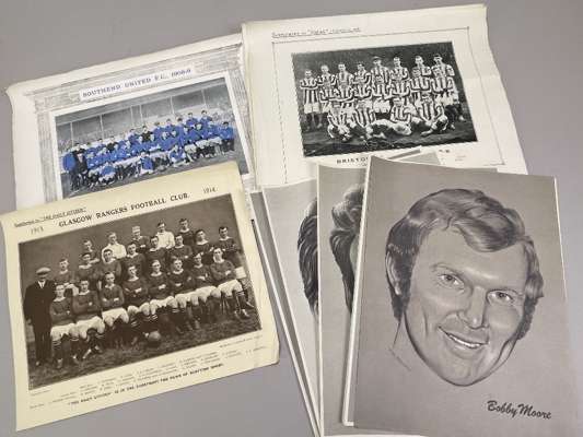 Team Supplements of line-ups 1907-08, Bristol Rovers, Leyton Orient, Northampton Town, 
 1908-09 include Brighton & Hove, Exeter, Luton, Millwall, Dai