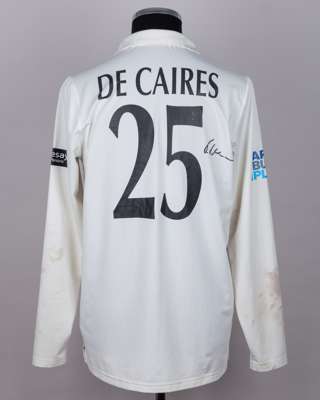 Josh De Caires Middlesex CCC No. 25 match worn shirt v. Gloucestershire CCC, Lord's 2025
