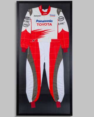 Toyota Racing Framed Replica Race Suit