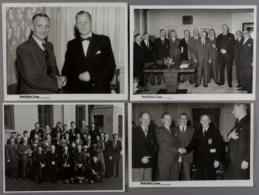 Mervyn "Sandy" Griffiths collection relating to being referee of 1953 Cup final between Blackpool v Bolton, otherwise known as "Matthews Final",
 his 