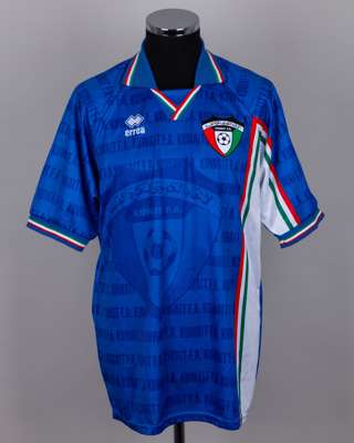 Blue No.8 Kuwait short-sleeved shirt, 1998