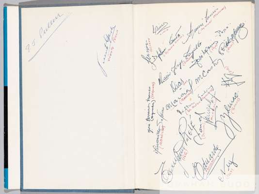 The Brazil book of football by Stratton Smith signed by members of the 1962 Brazil squad