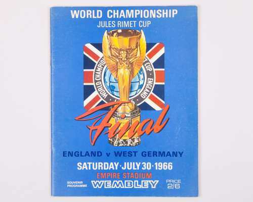 An England v. West Germany World Cup Final match programme, 30th July 1966