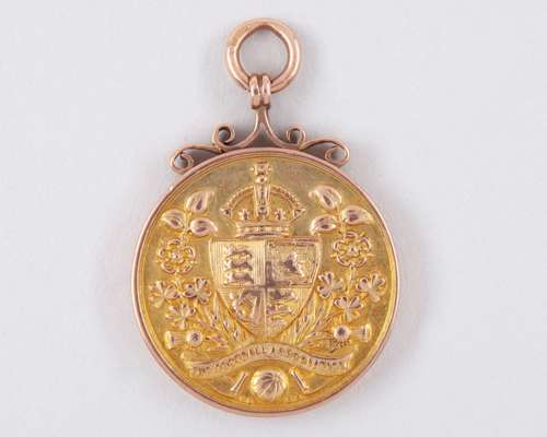 Tommy Boyle 9ct gold Barnsley v. Newcastle United F.A.Cup Runners-Up medal, 1910