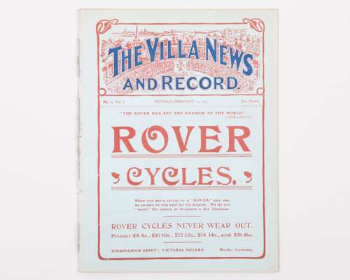 Tottenham Hotspur v. Blackburn Rovers F.A.Cup replay, match programme, 11th February 1907