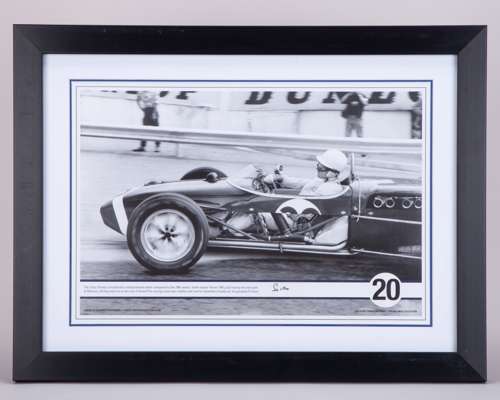 Stirling Moss 1961 Monaco Grand Prix Signed Limited Edition Framed Print