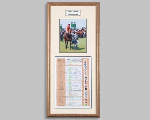 Sir Peter O'Sullevan 1993 Cork and Orrery Stakes Royal Ascot BBC race commentary card