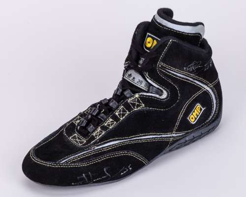 Nigel Mansell Signed OMP Boot