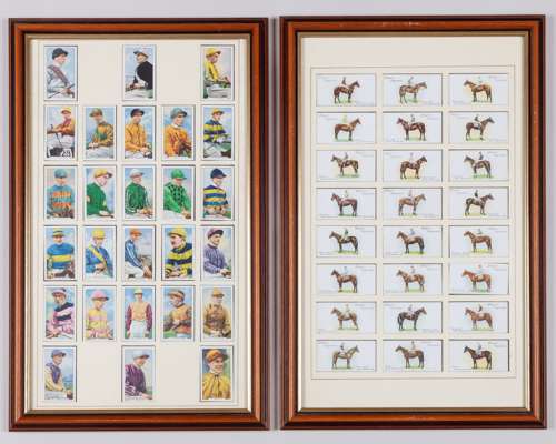 Horse racing cigarette cards and postcards