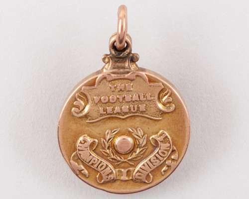 Bill Seddon 9ct gold Arsenal 1930-31 Division 1 League Championship medal