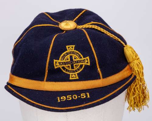 Harry Gregg blue Northern Ireland International Youth cap, 1950-51