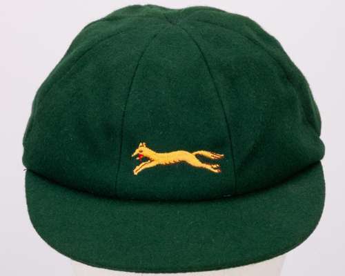 Green Leicestershire County Cricket Club cap