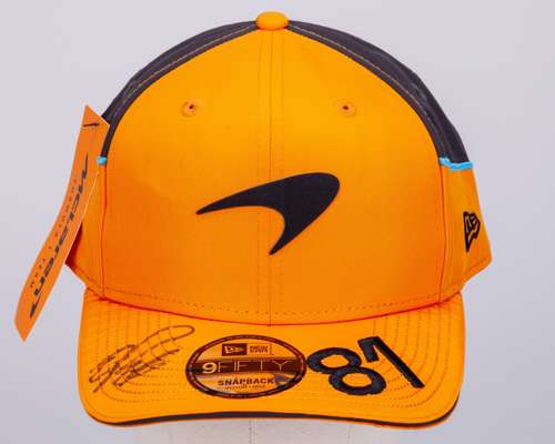 Oscar Piastri Signed McLaren Cap (New)