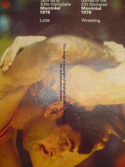 An Olympic sports poster for the 1976 Montreal Olympic Games