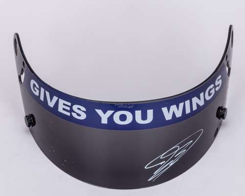 David Coulthard Signed Red Bull Racing Used Visor
