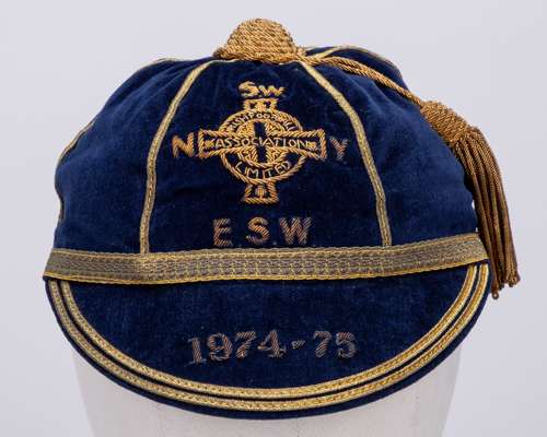 Pat Jennings Northern Ireland v. Norway, Sweden, Yugoslavia, England, Scotland and Wales cap